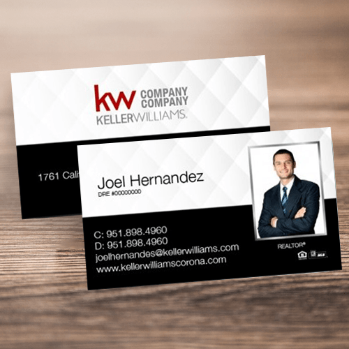 BUSINESS CARD FRONT/BACK #10 - KELLER WILLIAMS - Estate Prints