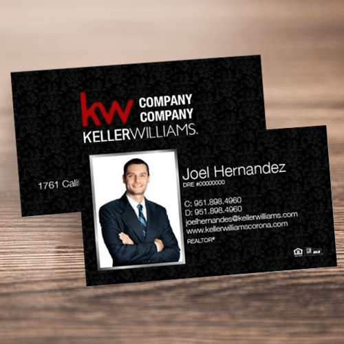 BUSINESS CARD FRONT/BACK #12 - KELLER WILLIAMS - Estate Prints