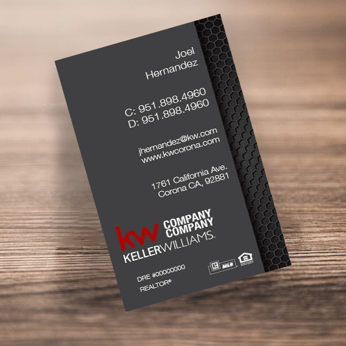 BUSINESS CARD #16 - KELLER WILLIAMS - Estate Prints