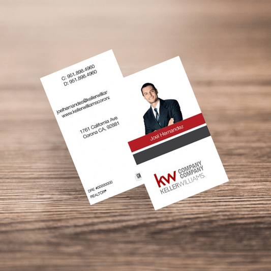 BUSINESS CARD FRONT/BACK #18 - KELLER WILLIAMS - Estate Prints