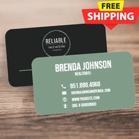 3.5x2 Business Card FRONT/BACK #3 - RELIABLE REAL ESTATE COMPANY