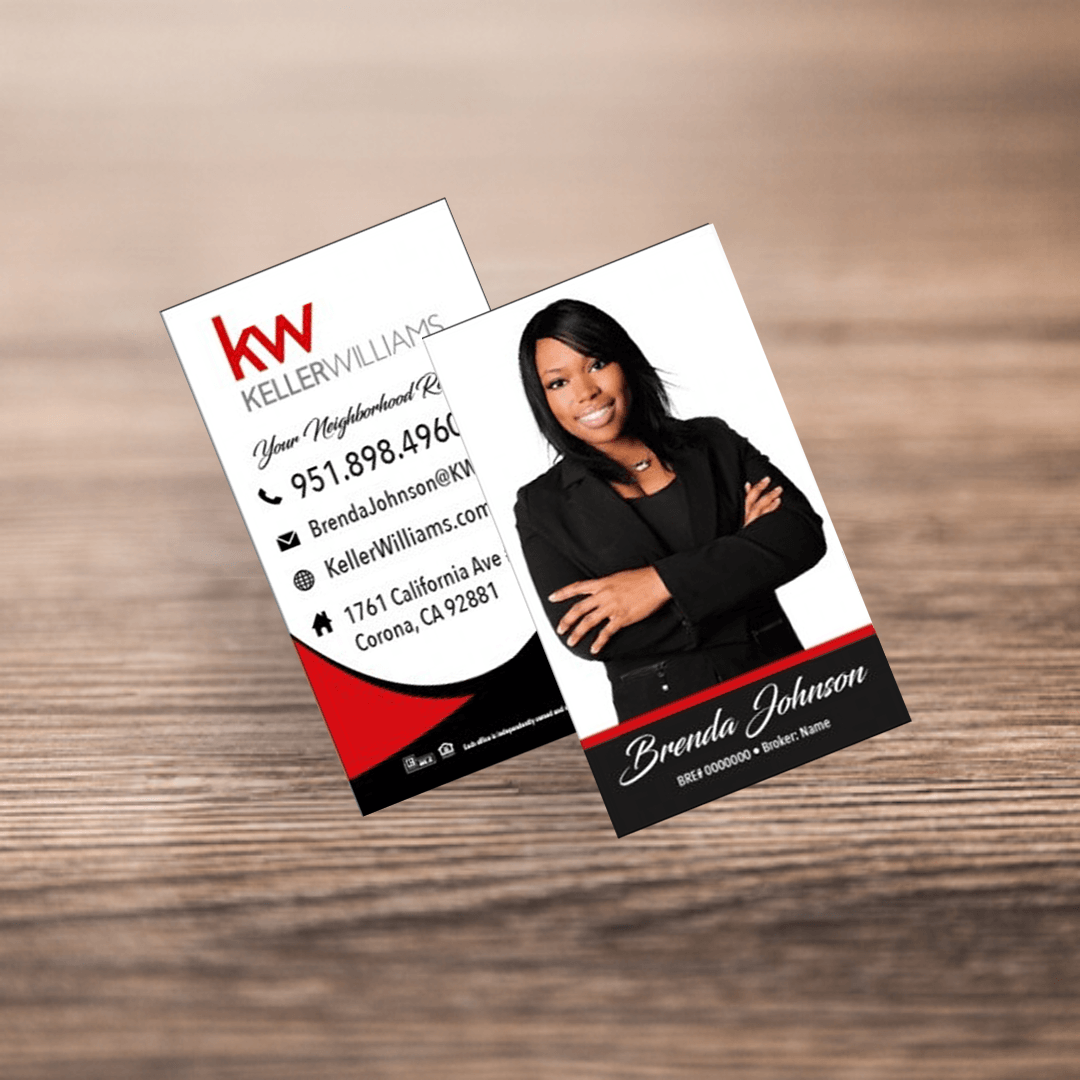 BUSINESS CARD FRONT/BACK #5 - KELLER WILLIAMS - Estate Prints
