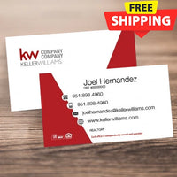 BUSINESS CARD FRONT/BACK #8 - KELLER WILLIAMS