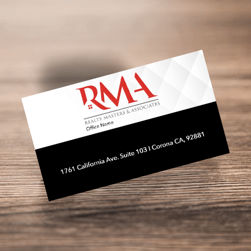 BUSINESS CARD FRONT/BACK #10 - REALTY MASTER & ASSOCIATES - Estate Prints