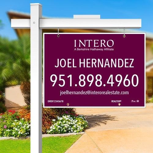 24x32 FOR SALE SIGN #3 - INTERO - Estate Prints