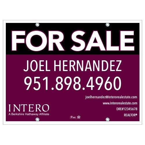 24x32 FOR SALE SIGN #4 - INTERO - Estate Prints