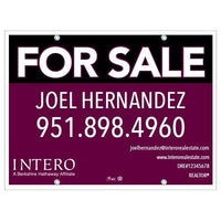 24x32 FOR SALE SIGN #4 - INTERO - Estate Prints