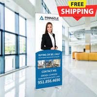 33x81 RETRACTABLE BANNER #2 - PINNACLE REALTY