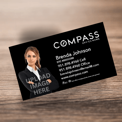 3.5x2 Business Card #1 COMPASS - Estate Prints