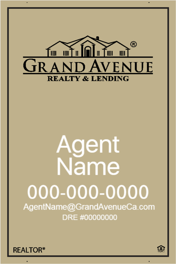 36x24 FOR SALE SIGN #8 - Grand Avenue - Estate Prints