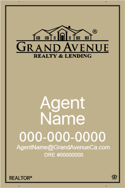 36x24 FOR SALE SIGN #8 - Grand Avenue - Estate Prints