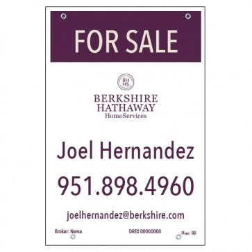 24x36 FOR SALE SIGN #3 - BERKSHIRE HATHAWAY