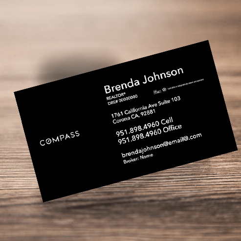 3.5x2 Business Card #5 COMPASS - Estate Prints