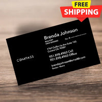 3.5x2 Business Card #5 COMPASS