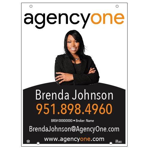 24x32 FOR SALE SIGN #2 - AGENCY ONE - Estate Prints