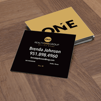 3x3 SQUARE Business Card#1 Realty One Group - Estate Prints