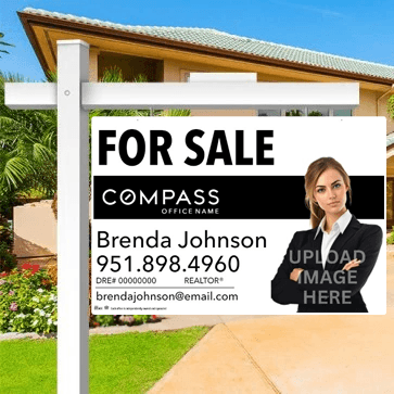 24x36 FOR SALE SIGN #2 - COMPASS - Estate Prints