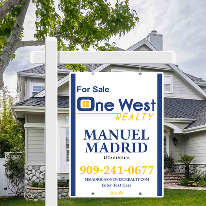 24x32 FOR SALE SIGN #1 - ONE WEST REALTY