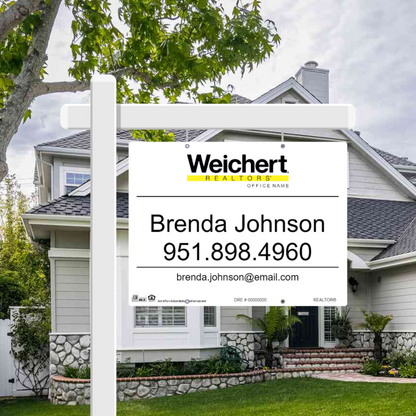 24x32 FOR SALE SIGN #7- WEICHERT REALTORS