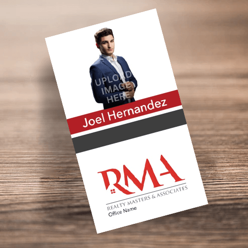 BUSINESS CARD FRONT/BACK #18 - REALTY MASTER & ASSOCIATES - Estate Prints