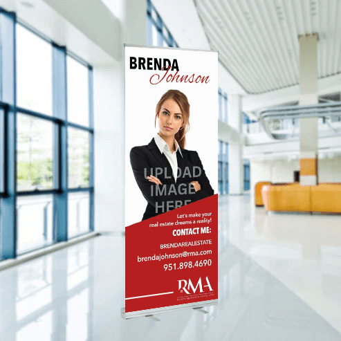 33x81 RETRACTABLE BANNER #3 - REALTY MASTER & ASSOCIATES - Estate Prints