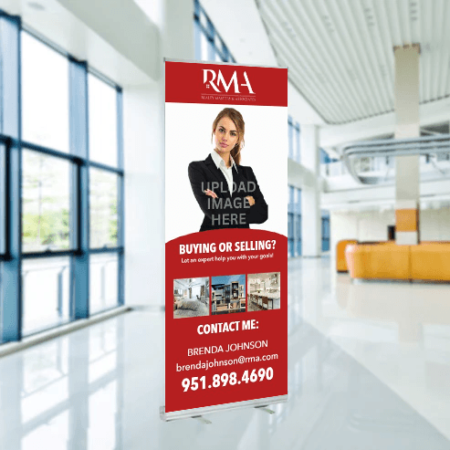 33x81 RETRACTABLE BANNER #2 - REALTY MASTER & ASSOCIATES - Estate Prints