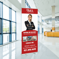 33x81 RETRACTABLE BANNER #2 - REALTY MASTER & ASSOCIATES - Estate Prints