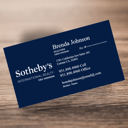 3.5x2 Business Card #5 SOTHEBY'S INTERNATIONAL REALTY - Estate Prints
