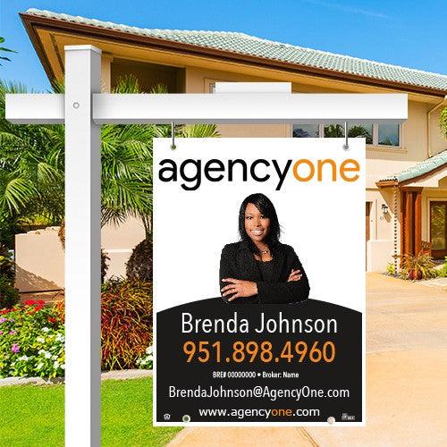 24x32 FOR SALE SIGN #2 - AGENCY ONE - Estate Prints