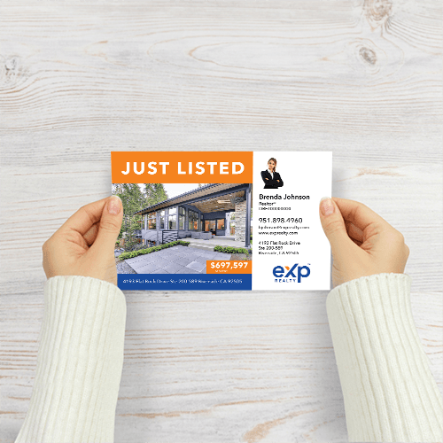 5.5" x 8.5" POSTCARD FRONT/BACK #1 - EXP REALTY - Estate Prints