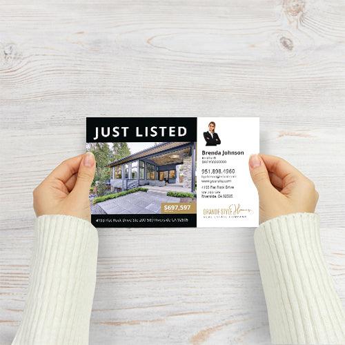 5.5" x 8.5" POSTCARD FRONT/BACK #1 - GRAND STYLE HOMES - Estate Prints
