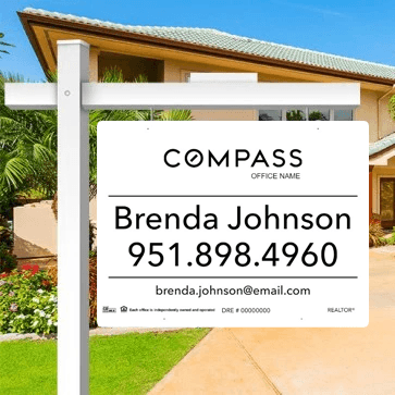 24x32 FOR SALE SIGN #7 - COMPASS - Estate Prints