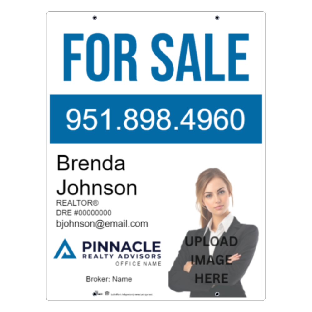 24x32 FOR SALE SIGN #7 - PINNACLE REALTY ADVISORS