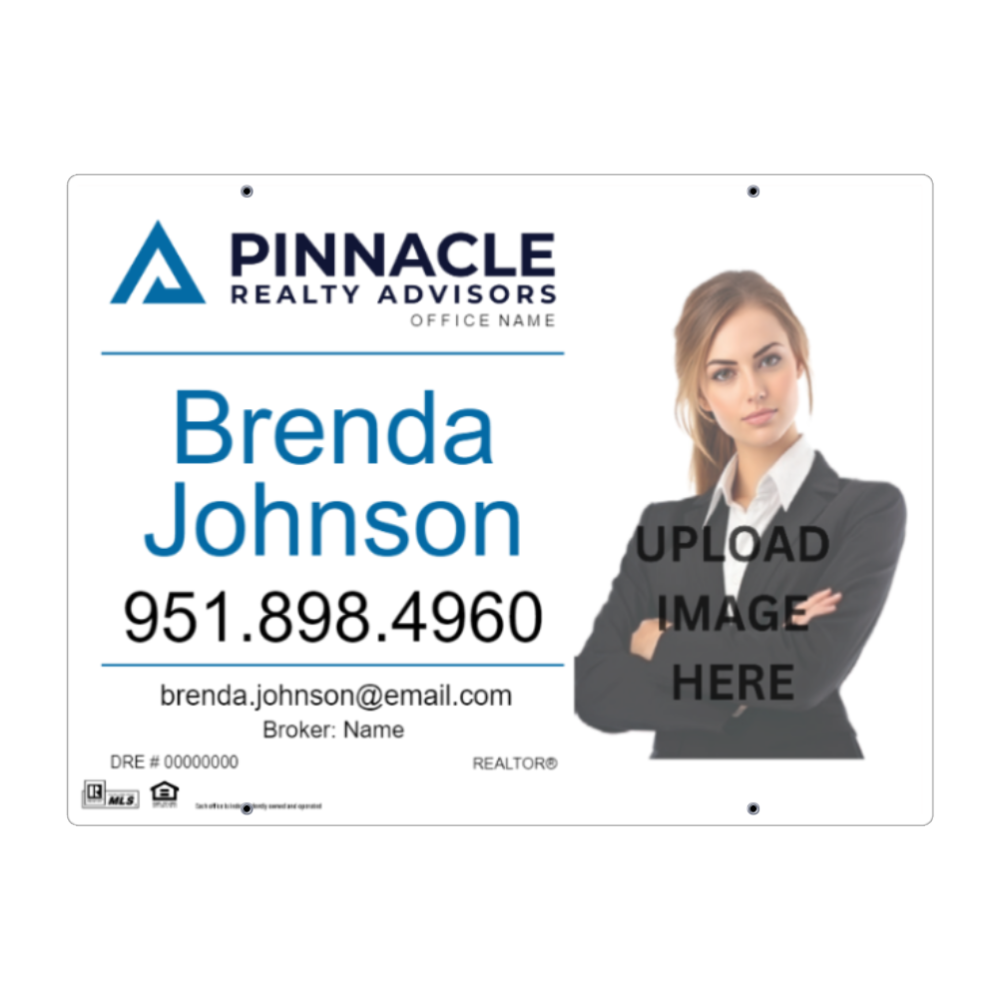 24x32 FOR SALE SIGN #4 - PINNACLE REALTY ADVISORS