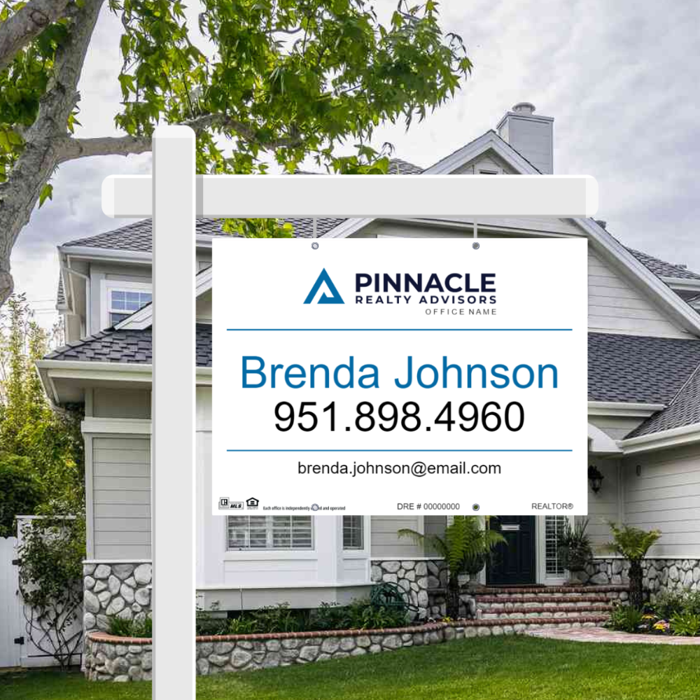 24x32 FOR SALE SIGN #2 - PINNACLE REALTY ADVISORS