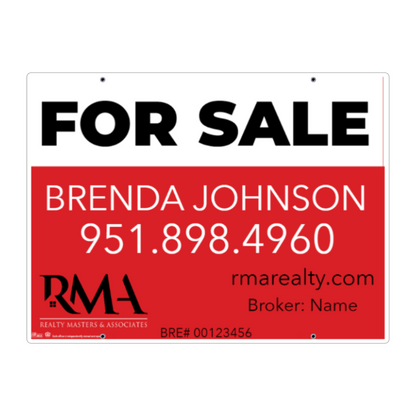 24x32 FOR SALE SIGN #6 - REALTY MASTER & ASSOCIATES