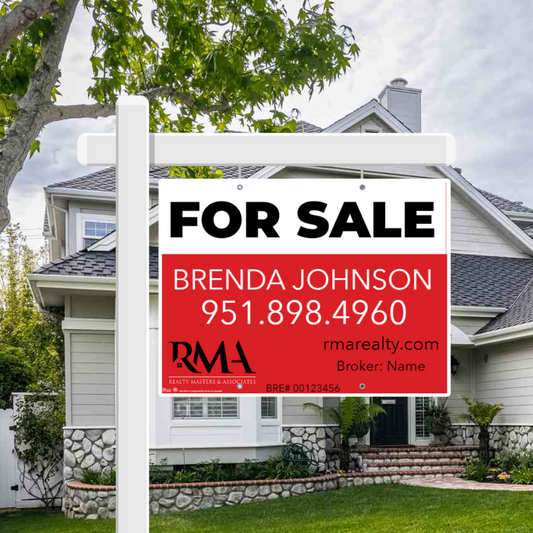 24x32 FOR SALE SIGN #6 - REALTY MASTER & ASSOCIATES