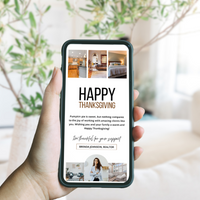 Happy Thanksgiving Digital Template Text 8