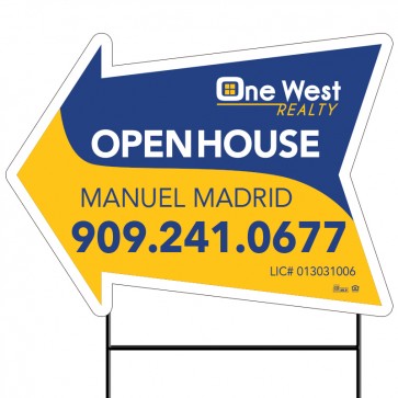 18x24 OPEN HOUSE #4 - ONE WEST REALTY