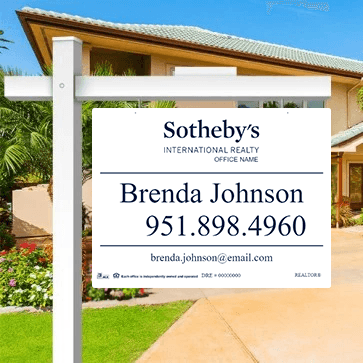 24x32 FOR SALE SIGN #7 - SOTHEBY'S INTERNATIONAL REALTY - Estate Prints