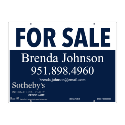 18x24 FOR SALE SIGN #9 - SOTHEBY'S INTERNATIONAL REALTY