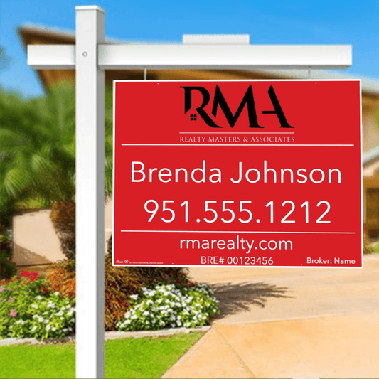 24x32 FOR SALE SIGN #3 - REALTY MASTER & ASSOCIATES - Estate Prints