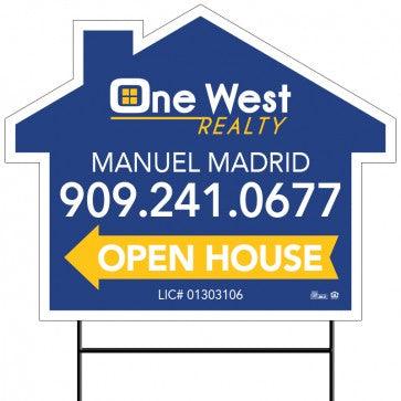 18x24 OPEN HOUSE #5 - ONE WEST REALTY - Estate Prints