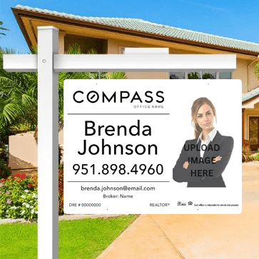 24x32 FOR SALE SIGN #6 - COMPASS - Estate Prints