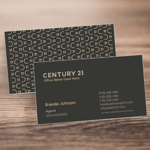 BUSINESS CARD FRONT/BACK #2 - CENTURY 21