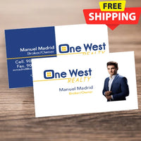BUSINESS CARD FRONT/BACK #2 - ONE WEST REALTY