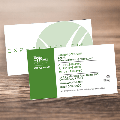 BUSINESS CARD FRONT/BACK #3 - BETTER HOMES & GARDENS - Estate Prints