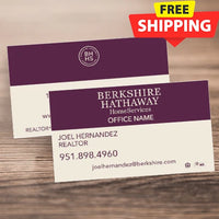 BUSINESS CARD FRONT/BACK #5 - BERKSHIRE HATHAWAY