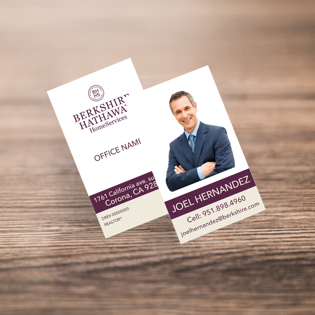 BUSINESS CARD FRONT/BACK #6 - BERKSHIRE HATHAWAY