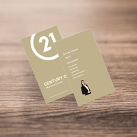 BUSINESS CARD FRONT/BACK #6 - CENTURY 21 - Estate Prints